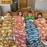 Personalized Name Blanket for Baby, Kids, Youth, Adult